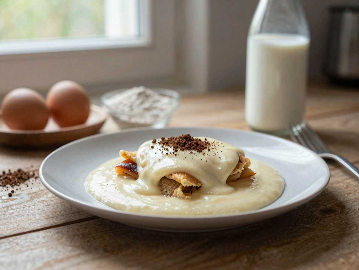 Köstliches Schokoschnitten-Rezept mit zarter Creme! – während der Zubereitung
