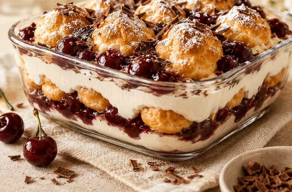 Windbeutel-Dessert