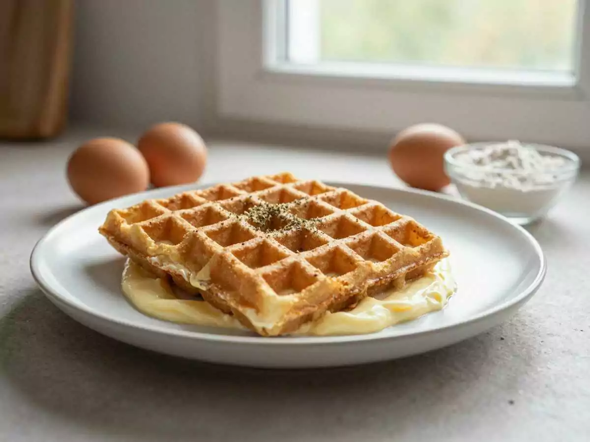 Köstliches Zimtwaffel-Rezept, das du unbedingt probieren musst! – während der Zubereitung