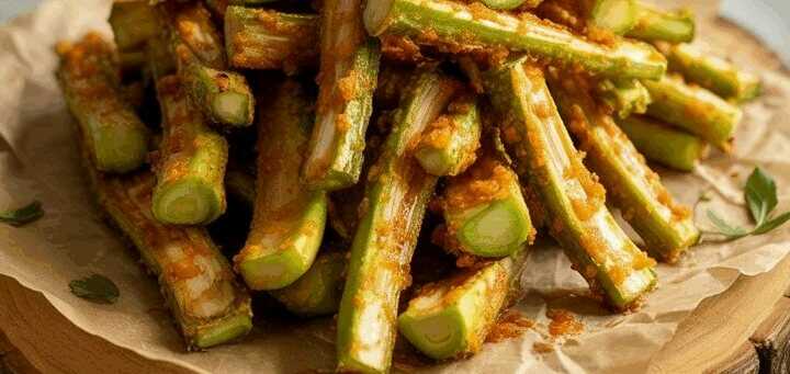 Kohlrabi-Sticks knusprig aus dem Airfryer
