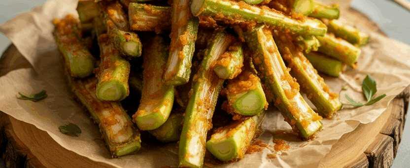 Kohlrabi-Sticks knusprig aus dem Airfryer