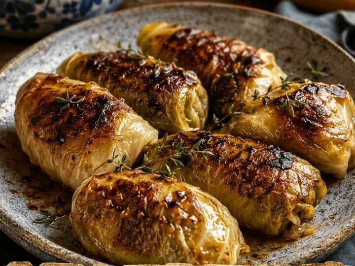 Kohlrouladen angebraten im Airfryer – spart Zeit, Fett und Abwasch