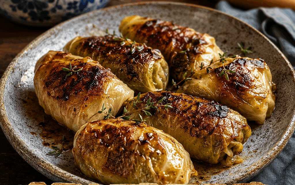Kohlrouladen angebraten im Airfryer – spart Zeit, Fett und Abwasch