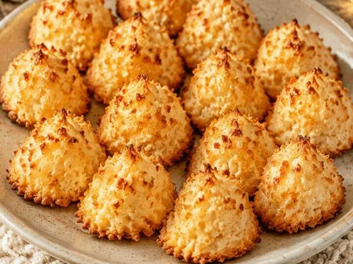Kokosmakronen aus nur 3 Zutaten – Einfach wie vom Bäcker!