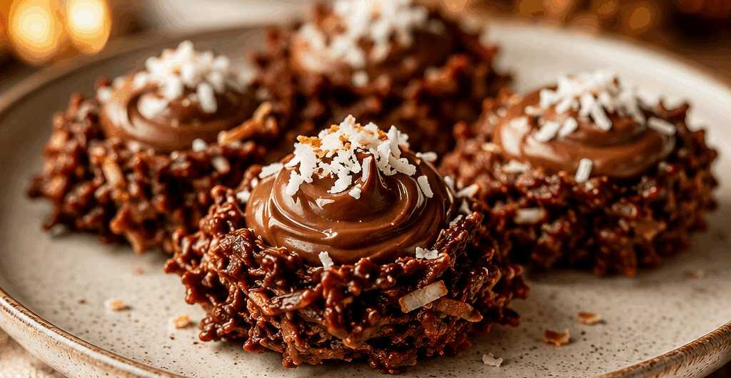 Kokos-Nutella-Überraschung: Zaubere verführerische Schoko-Nester – so sieht es fertig aus