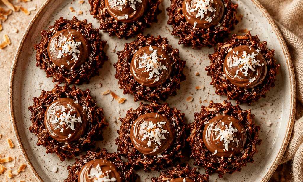 Kokos-Nutella-Überraschung: Zaubere verführerische Schoko-Nester