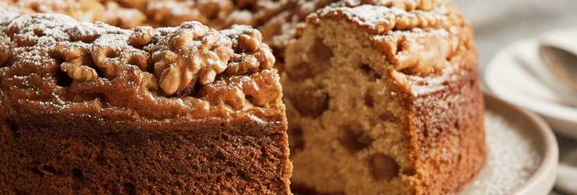 Kommt 2x die Woche auf den Tisch, Nusskuchen in 3 Minuten! – so sieht es fertig aus