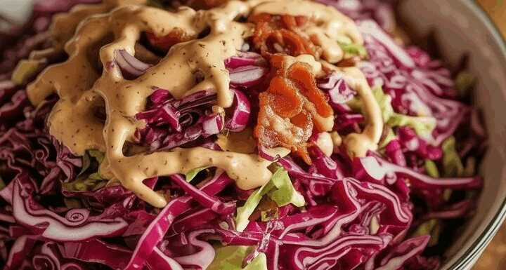 Krautsalat mit mildem Senfdressing