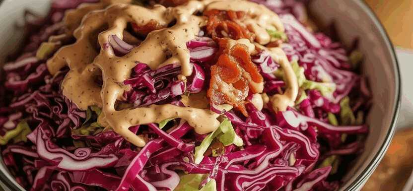 Krautsalat mit mildem Senfdressing