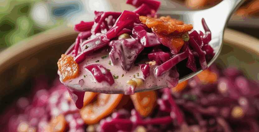 Krautsalat nach deutschem Gasthaus-Stil – so sieht es fertig aus