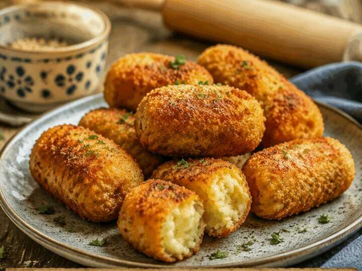 Kroketten aus der Heißluftfritteuse – kalorienärmer als das Original