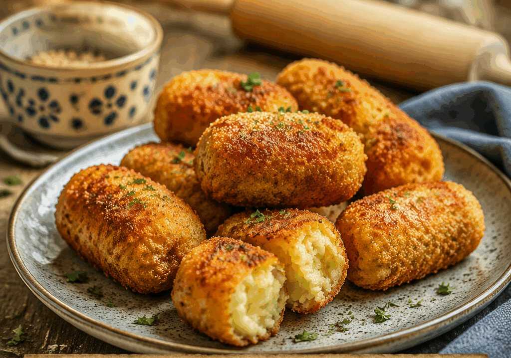 Kroketten aus der Heißluftfritteuse – kalorienärmer als das Original
