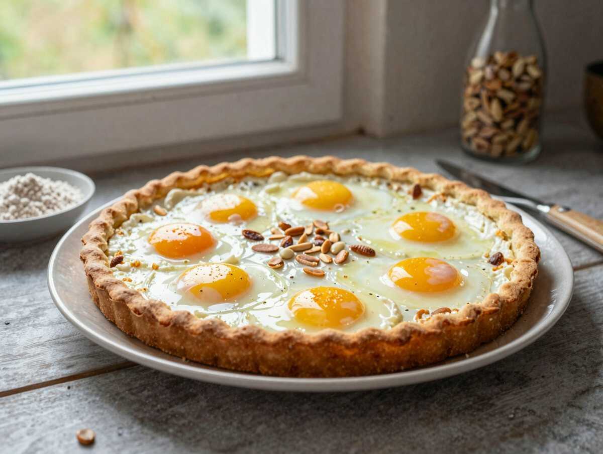 Kühle Erfrischung: Das unwiderstehliche Rezept für Eiskaffee-Sahne-Torte! – während der Zubereitung