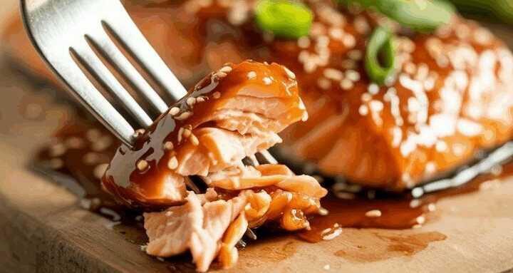 Lachs Teriyaki aus der Heißluftfritteuse