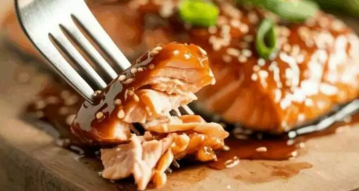 Lachs Teriyaki aus der Heißluftfritteuse