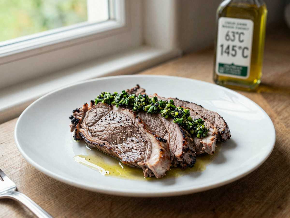 Lammkoteletts mit Minz-Chimichurri: Das unvergessliche Dinner für den Muttertag! – während der Zubereitung