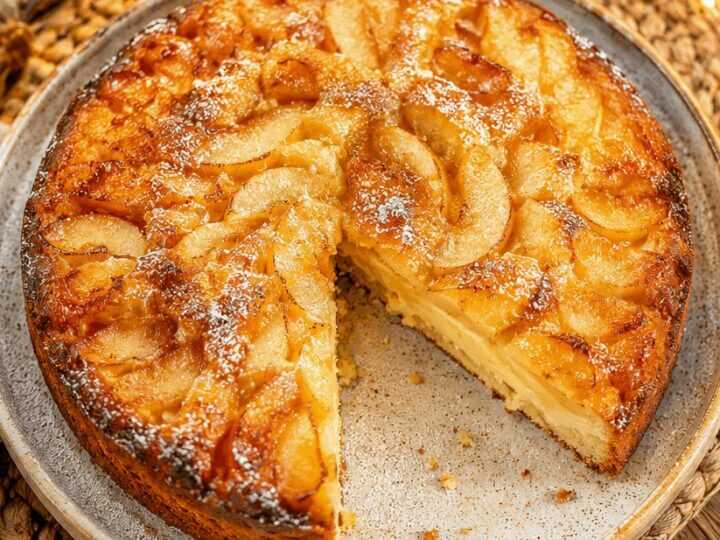 Leckere Apfelkuchen-Kreation mit Vanillepudding, die du probieren musst!