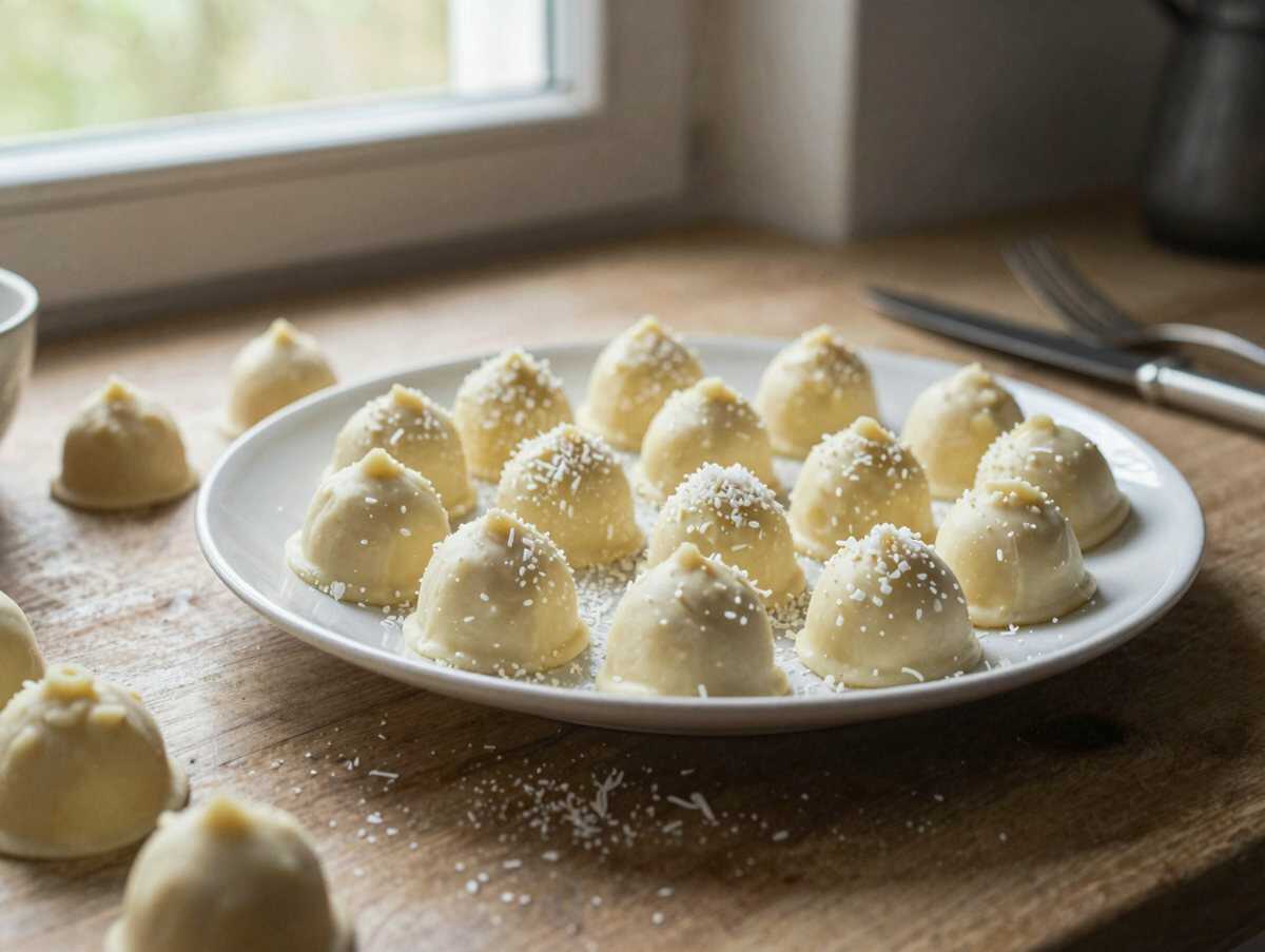 Leckere Eierlikör-Pralinen: Dieses Rezept musst du probieren! – während der Zubereitung
