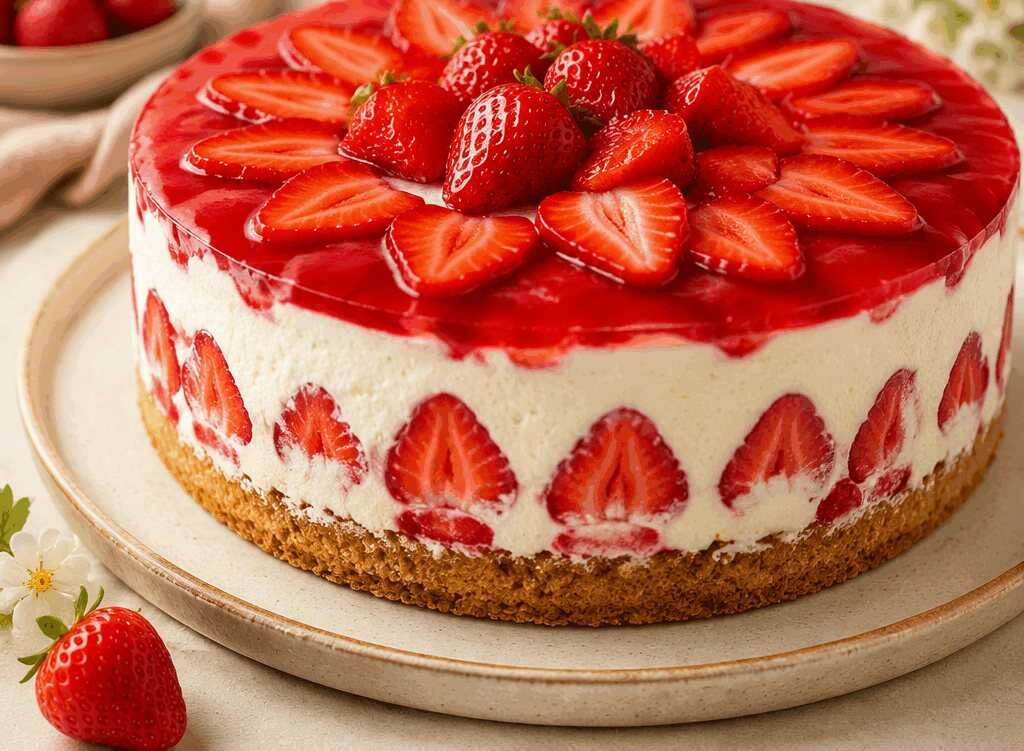 Erdbeer-Schmand-Torte