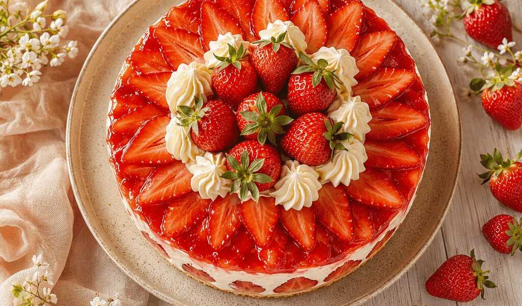 Erdbeertorte