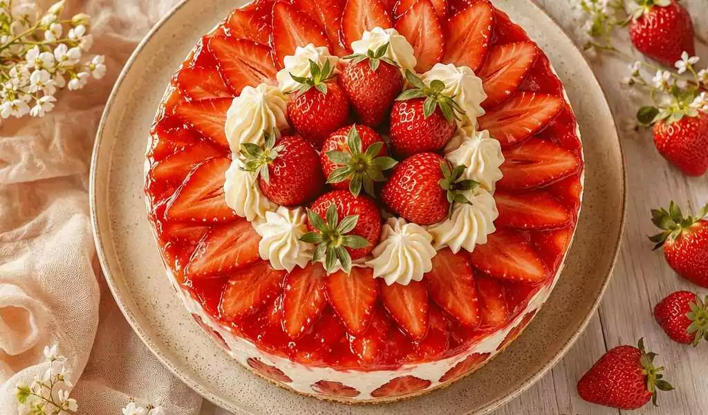 Leckere Erdbeertorte, die Du probieren musst!