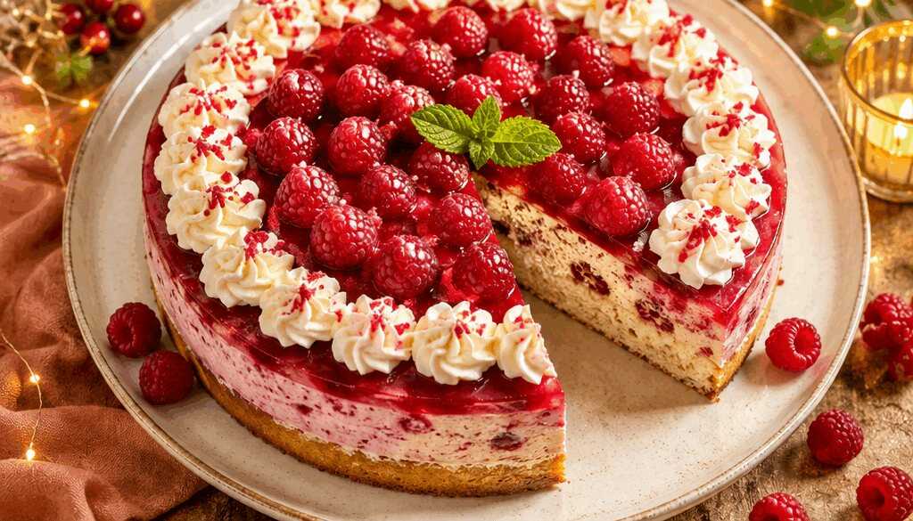Leckere Himbeertorte, die Sie unbedingt probieren müssen!