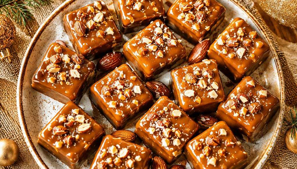 Karamell-Pralinen mit knackigen Mandeln entdecken