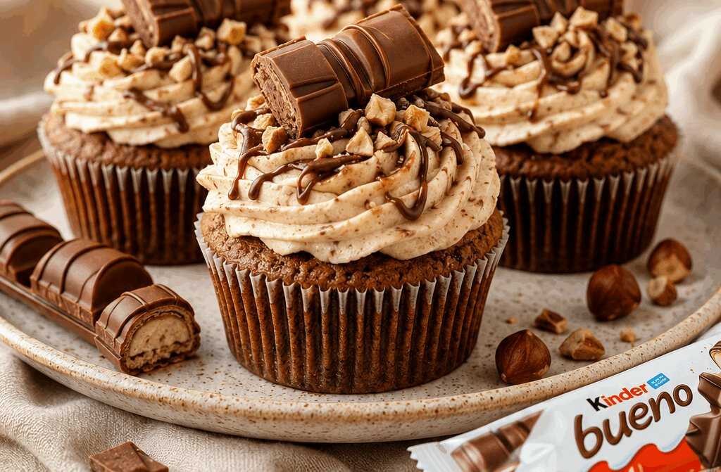 Leckere Kinder Bueno-Cupcakes: Das Rezept, das du unbedingt probieren musst!