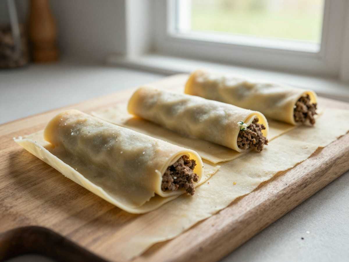 Leckere Mettschnecken: Ein Rezept, das du ausprobieren musst! – während der Zubereitung