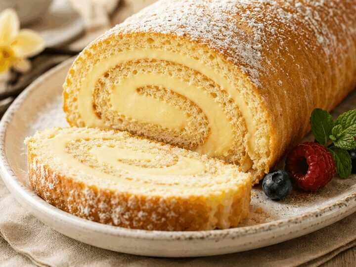 Leckere Puddingcreme-Roulade: Ein unwiderstehliches Rezept zum Nachmachen!