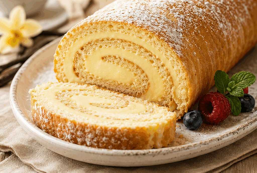 Leckere Puddingcreme-Roulade: Ein unwiderstehliches Rezept zum Nachmachen!