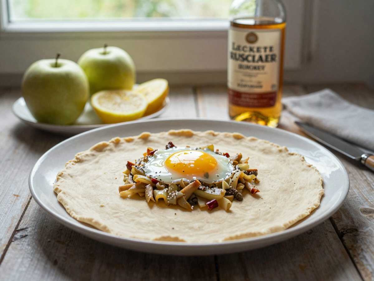 Leckere Rezeptidee: Gebackene Apfelscheiben, die jeder lieben wird! – während der Zubereitung
