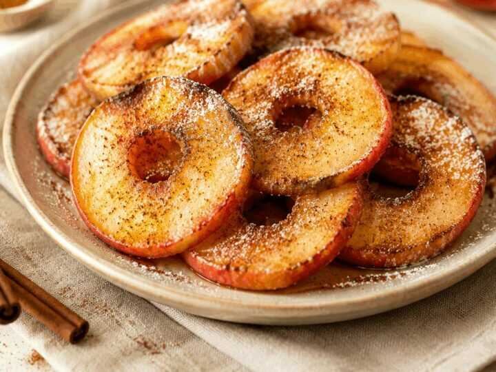 Leckere Rezeptidee: Gebackene Apfelscheiben, die jeder lieben wird!