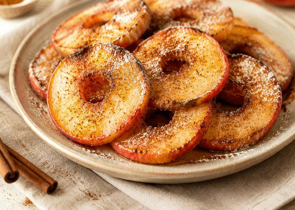Leckere Rezeptidee: Gebackene Apfelscheiben, die jeder lieben wird!