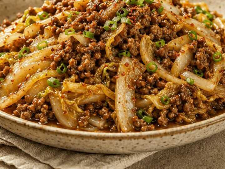 Leckere Rindfleisch-und-Kohl-Pfanne: Das schnelle Abendessen, das Sie lieben werden!