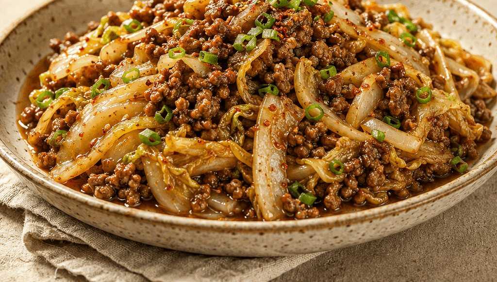 Leckere Rindfleisch-und-Kohl-Pfanne: Das schnelle Abendessen, das Sie lieben werden!