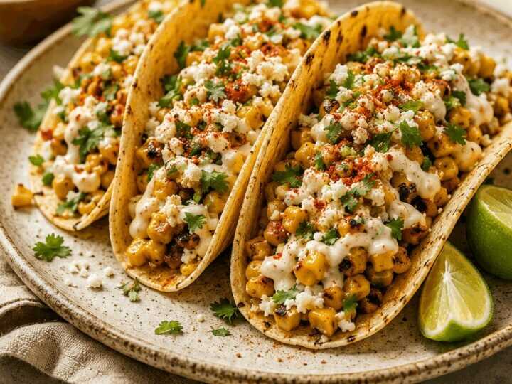 Leckere Street-Corn-Tacos: Geschmacksexplosion mit cremigem Kick!