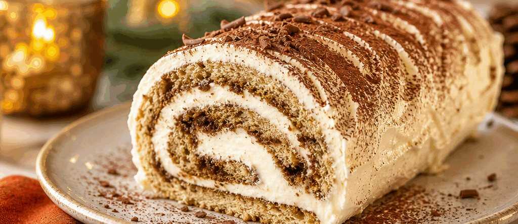 Leckere Tiramisu-Rolle: Das unwiderstehliche Dessert, das Sie probieren müssen! – so sieht es fertig aus