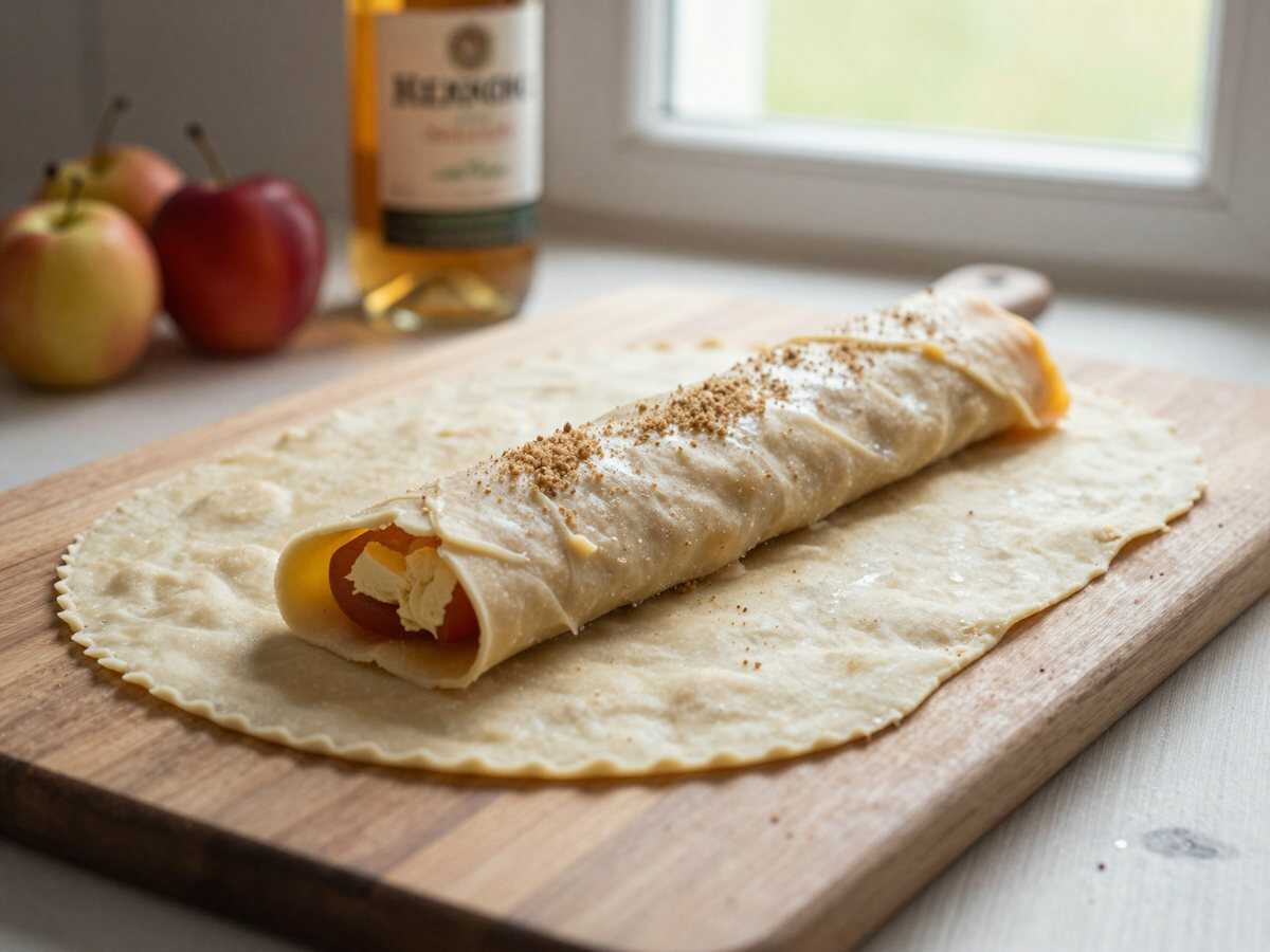 Leckere Topfen-Marillenstrudel: So gelingt das Rezept perfekt! – während der Zubereitung