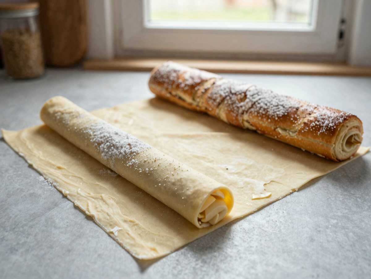 Leckere Zimtschnecken-Plätzchen, die du unbedingt ausprobieren musst! – während der Zubereitung