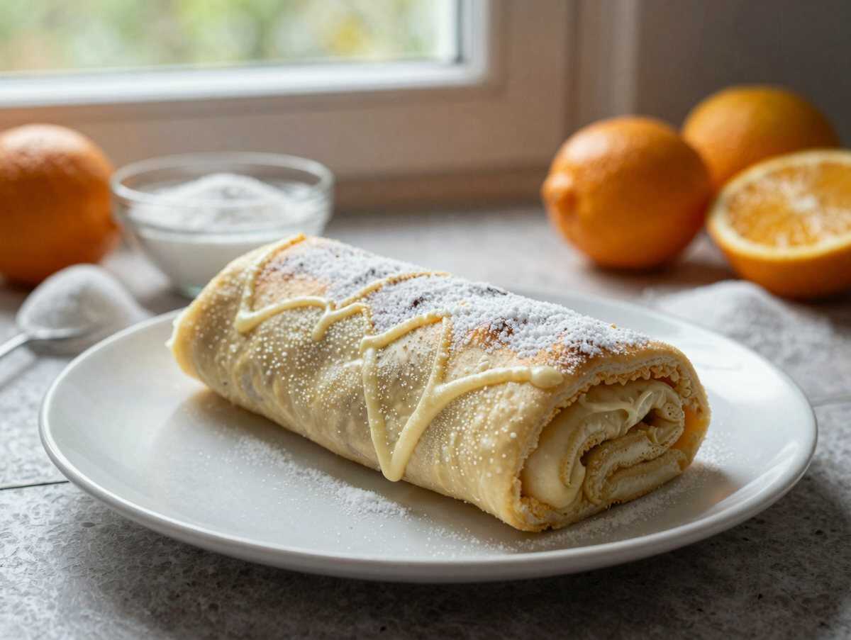 Leckere Zitronen-Biskuitrolle: Das unwiderstehliche Rezept zum Nachmachen! – während der Zubereitung