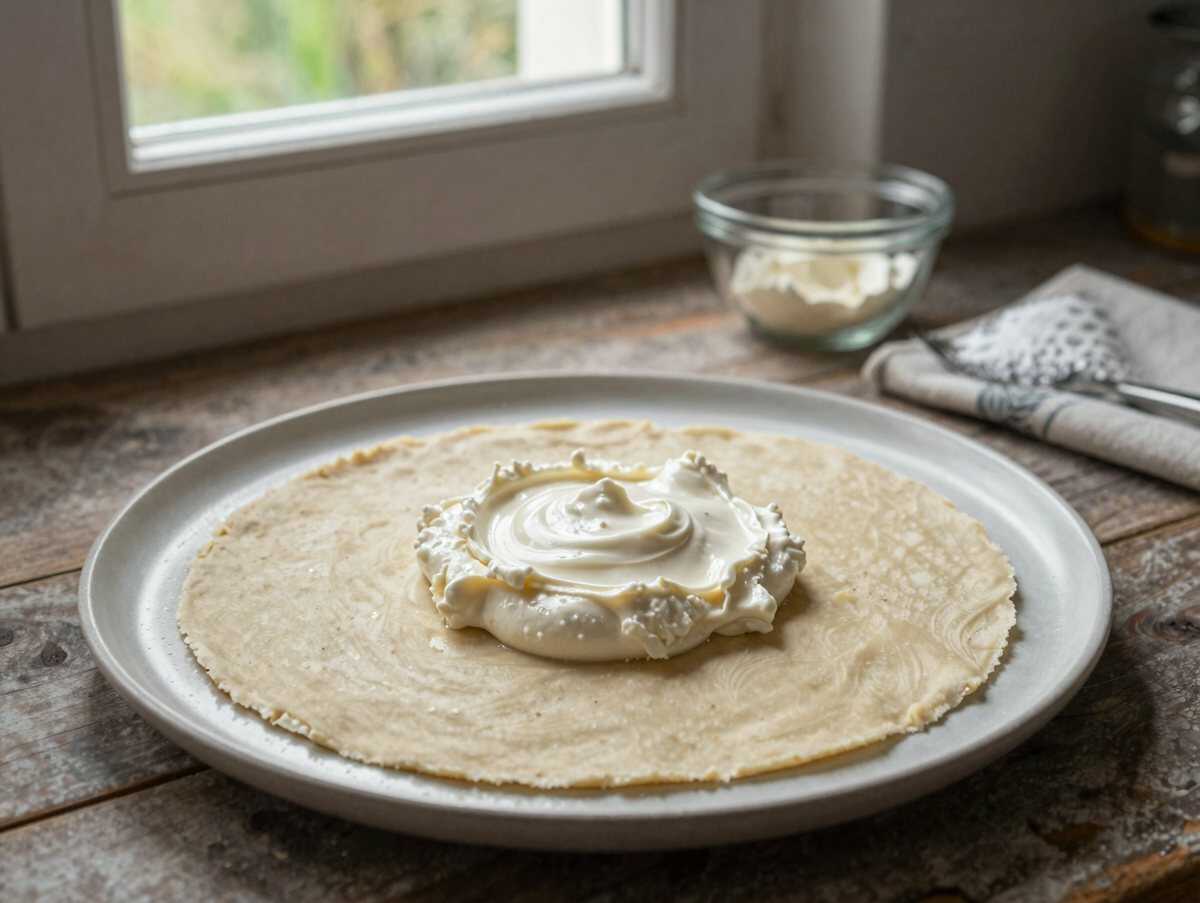 Leckere Zitroneschnitten mit 500 gr Mascarpone – während der Zubereitung