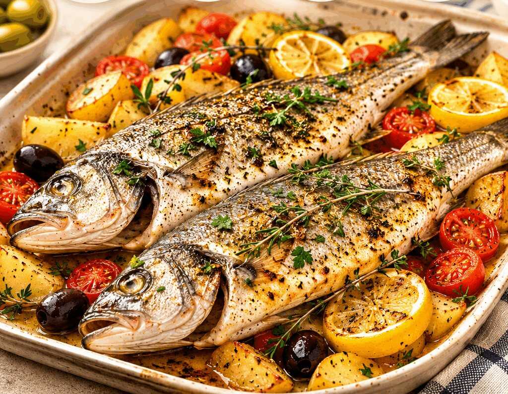 Leckerer Ofen-gebackener Mittelmeer-Wolfsbarsch: Einfaches Abendessen, das begeistern wird!