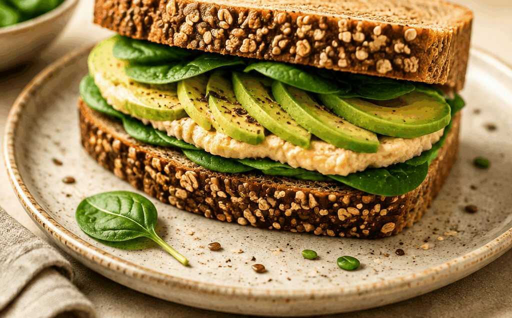 Leckerer Veggie-Hummus-Sandwich: Der gesunde Lunch, den Sie lieben werden!