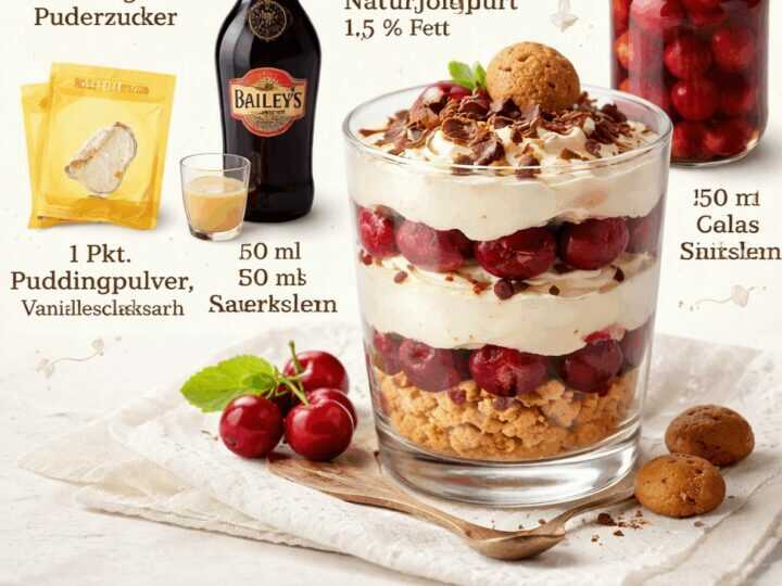 Leckeres Baileys-Dessert im Glas: So einfach machst du es selbst!