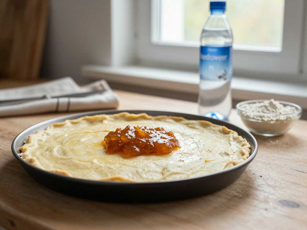 Leckeres Blechkuchen-Rezept mit Apfelmus, das du probieren musst! – während der Zubereitung