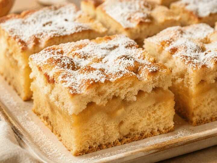 Leckeres Blechkuchen-Rezept mit Apfelmus, das du probieren musst!