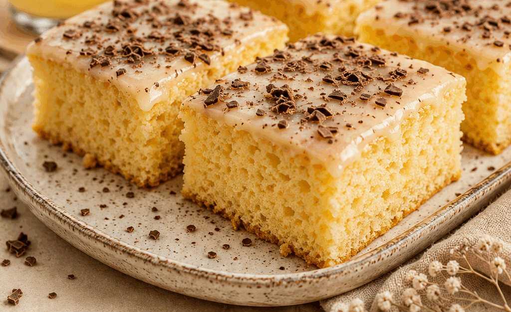 Blechkuchen-Rezept mit Eierlikör