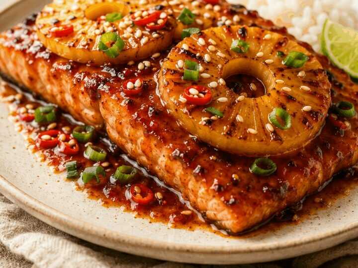 Leckeres Gebackenes Ananaslachs: Schnell, Gesund & Thai-Genuss!