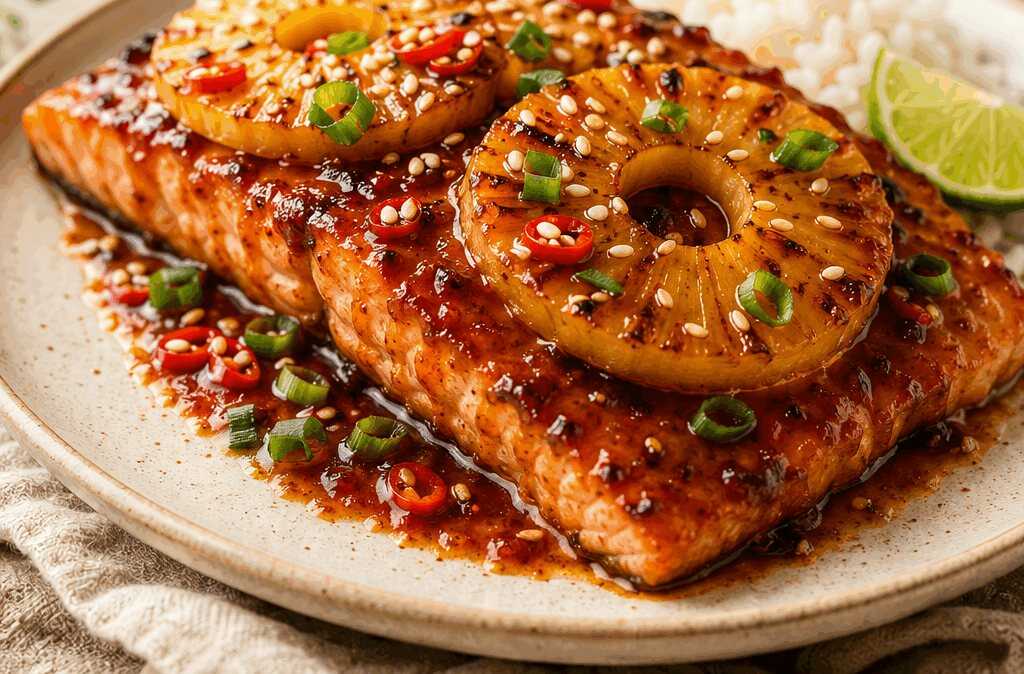 Leckeres Gebackenes Ananaslachs: Schnell, Gesund & Thai-Genuss!